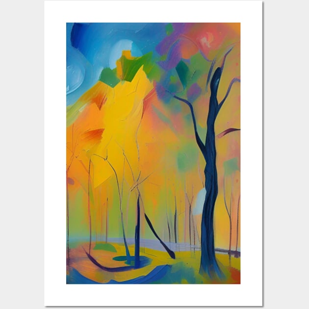 Forest Of Colors Wall Art by thegazelstore